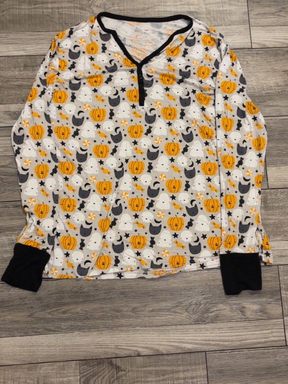 Little Sleepies Boo Crew Halloween Pajama Set Size L/XL - Picture 2 of 8